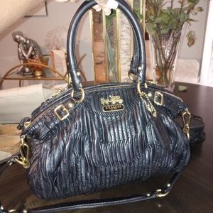 Coach Madison gathered leather bag